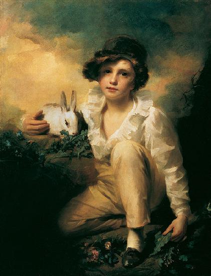 Sir Henry Raeburn Boy and Rabbit Sweden oil painting art